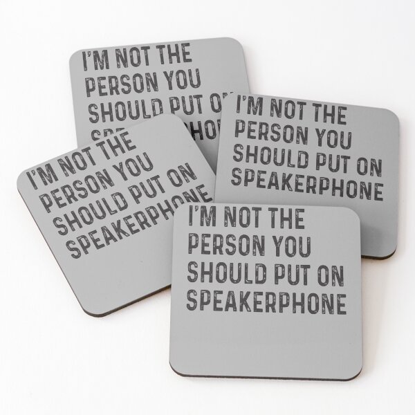 Item preview, No soy una persona a la que deberías poner en altavoz Regalo divertido designed and sold by Sarah38.