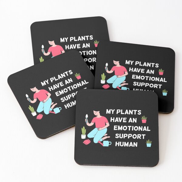 Item preview, My Plants Have an Emotional Support Human – Horticulturist Gardener Love designed and sold by The Green Corner.