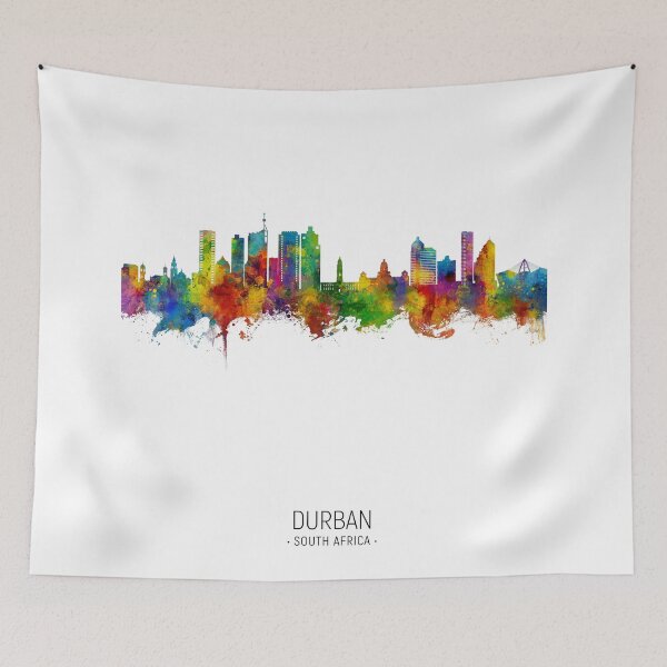 Item preview, Durban South Africa Skyline designed and sold by ArtPrints.