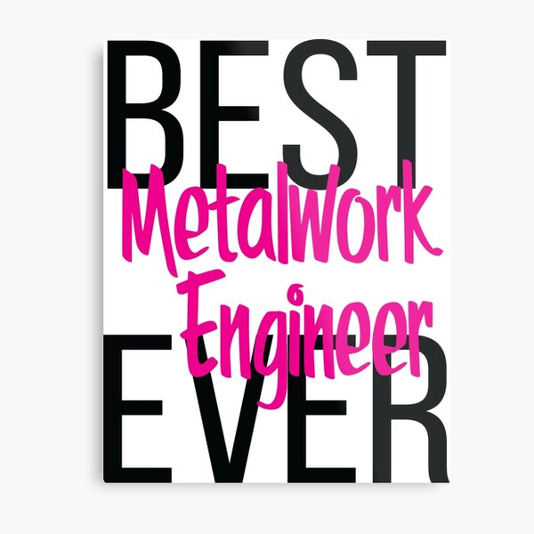 Best Metalwork Engineer Ever Metal Print