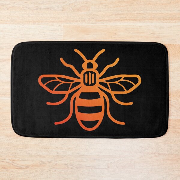 Item preview, Manchester Worker Bee in red designed and sold by HeffDesigns.