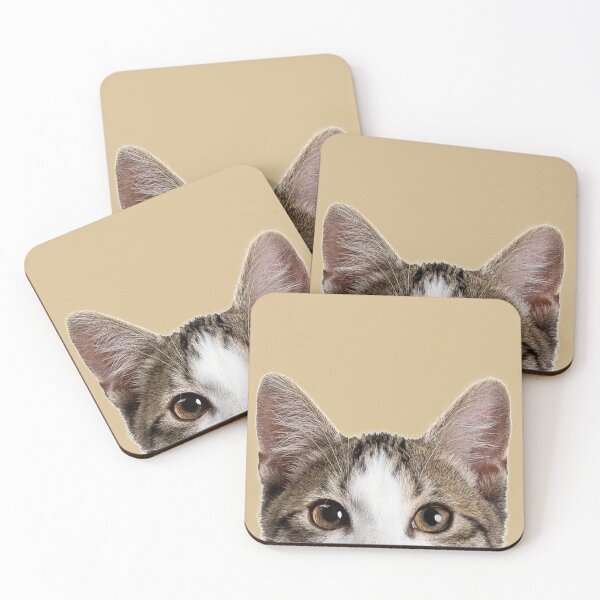 Item preview, Peeking Cat designed and sold by SoloTravelerSt.