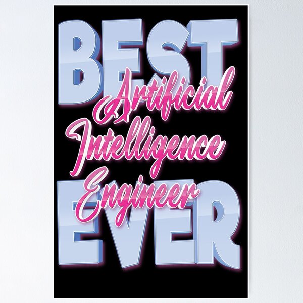 Item preview, Best Artificial Intelligence Engineer Ever designed and sold by ProjectX23.