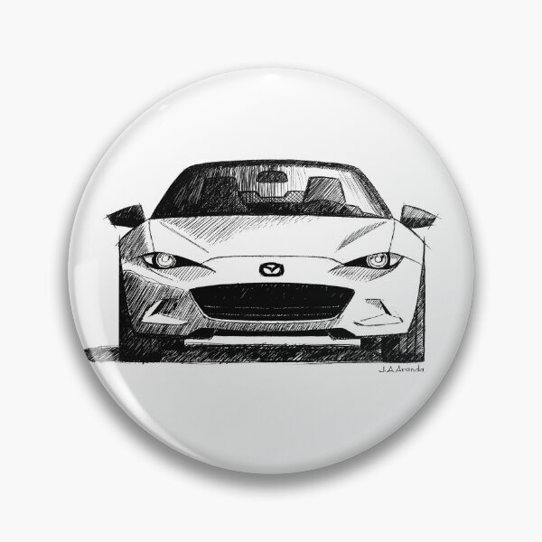 Item preview, My drawing of the Japanese roadster car ND designed and sold by designjaag.