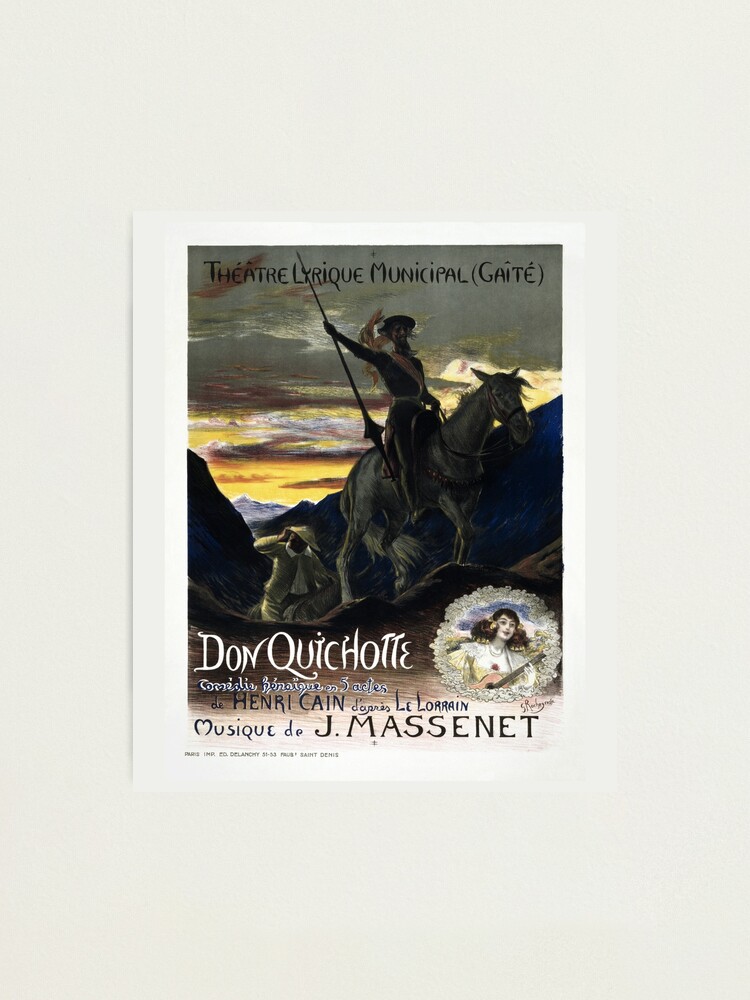 "Georges Rochegrosse Poster For Jules Massenet's Opera Don Quichotte ...