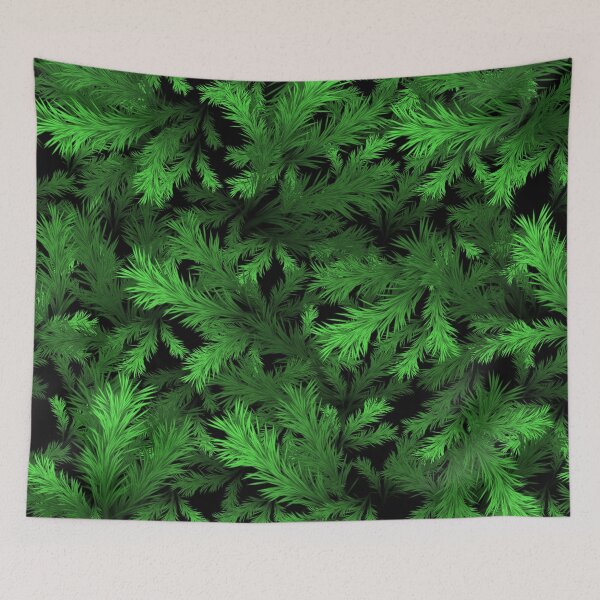 Item preview, Green Fir Tree Branches designed and sold by MonsaviFashion.