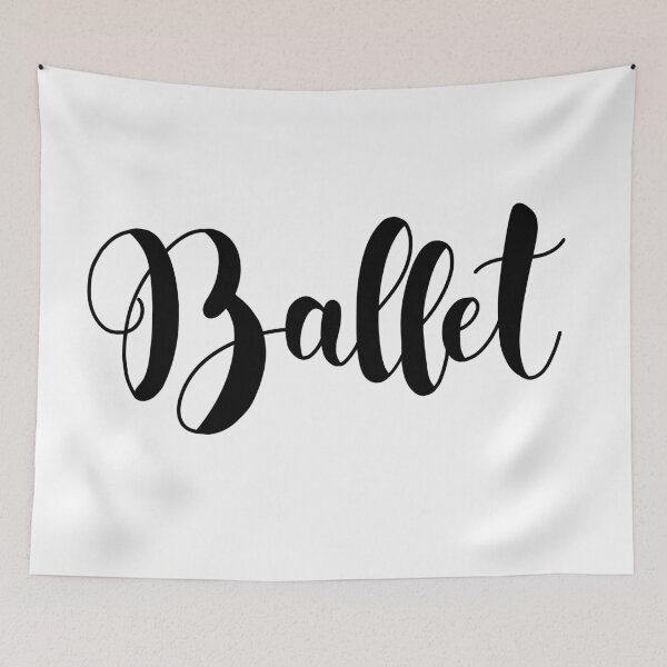 Item preview,  ballet typography designed and sold by dreamtravel.