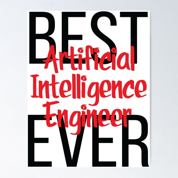 Item preview, Best Artificial Intelligence Engineer Ever designed and sold by ProjectX23.