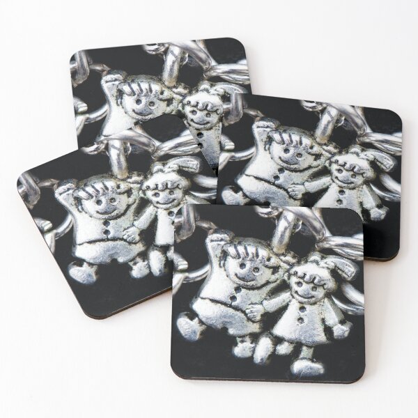 Artikelvorschau, Silber Charm Armband Paar entworfen und verkauft von AntWest.