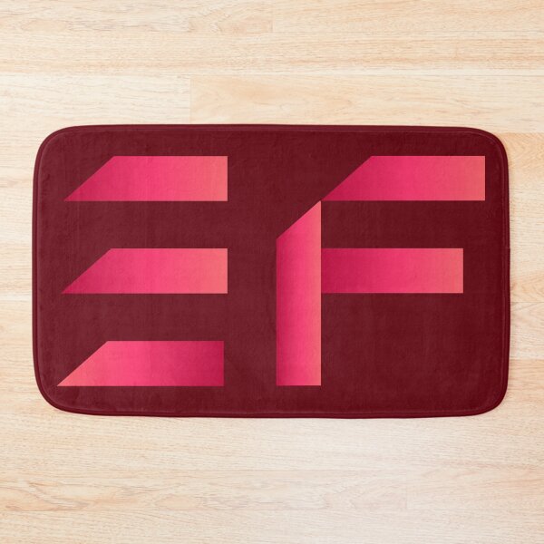 Item preview, EF letter mark with pink gradient shades designed and sold by DBkaushal.