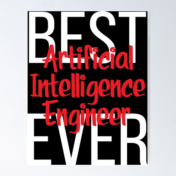 Item preview, Best Artificial Intelligence Engineer Ever designed and sold by ProjectX23.