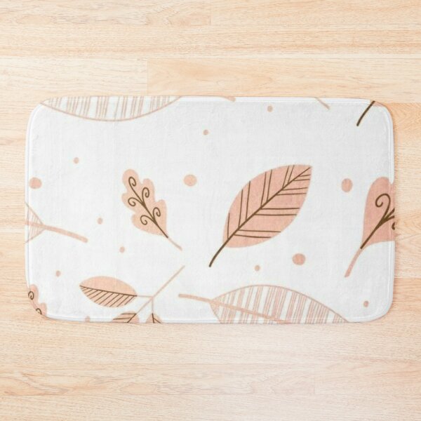 Item preview, Pastel Brown Leaves Pattern designed and sold by fudgecream.