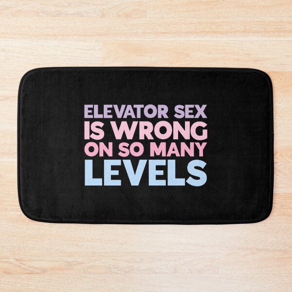 Item preview, Elevator Sex Is Wrong Funny Over 18 Sex Joke designed and sold by juvajay.