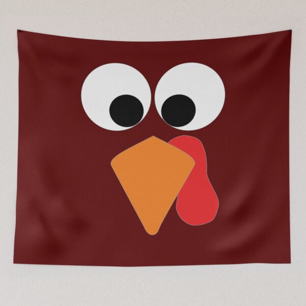 Item preview,  Funny Thanksgiving Turkey face designed and sold by OzyManDiaS90.