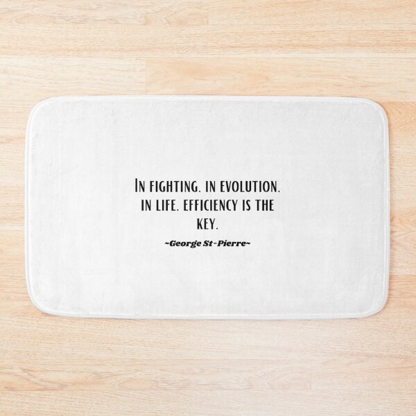 Item preview, George St-Pierre Quote designed and sold by Legendary Designs.