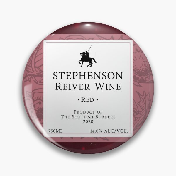 Artikelvorschau, STEPHENSON Red Wine Label | Border Reivers entworfen und verkauft von yourscotborders.