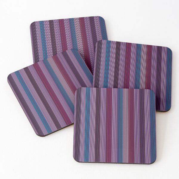 Item preview, Red Purple Horizontal Stripe Pattern  designed and sold by MrRoccoBlue.