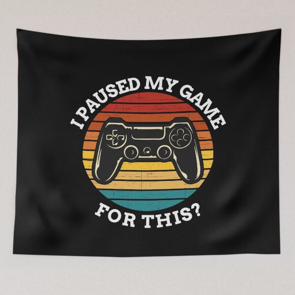 Item preview, I Paused My Game For This? Vintage Video Game designed and sold by TheStudioBee.