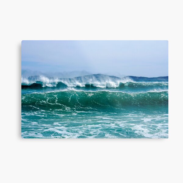 Breaking Waves Metal Print