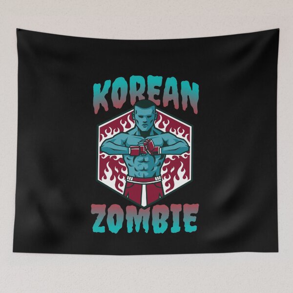 Item preview, Korean Zombie Flames Fighter designed and sold by jacks-tees.