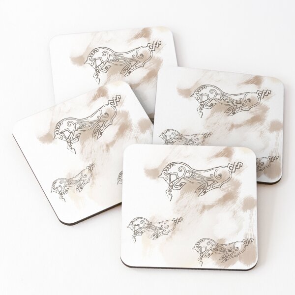 Item preview, Horse Ethno Art native illustration designed and sold by Alillluna.