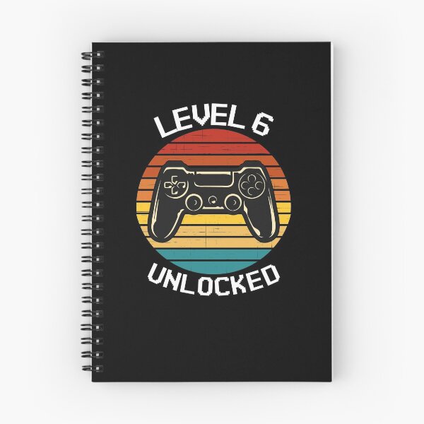 Item preview, Level 6 Unlocked Vintage Birthday Video Game designed and sold by TheStudioBee.