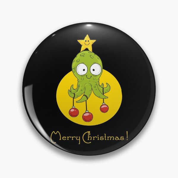Artikelvorschau, Weihnachtsbaum Octopus Tintenfisch Weihnachtskugeln entworfen und verkauft von kammoe.