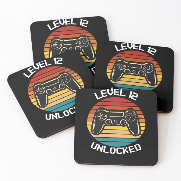 Item preview, Level 12 Unlocked Vintage Birthday Video Game designed and sold by TheStudioBee.