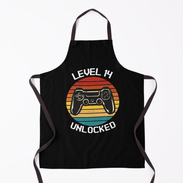 Item preview, Level 14 Unlocked Vintage Birthday Video Game designed and sold by TheStudioBee.