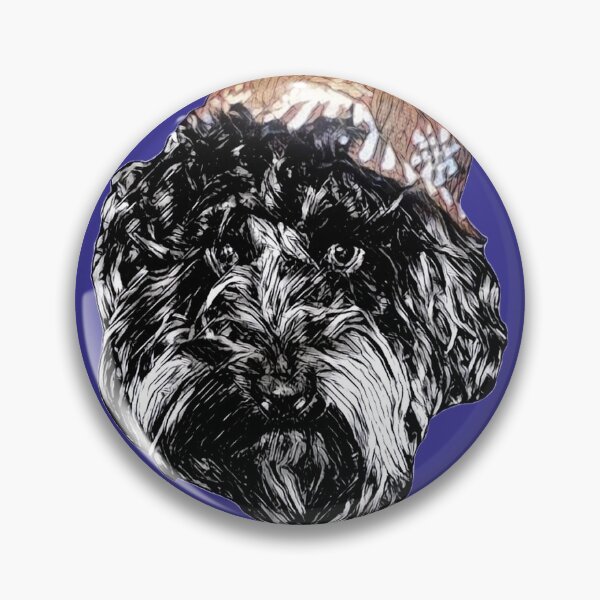 Item preview, Cockapoo in a Winter Hat (Blue) designed and sold by LearsInteriors.