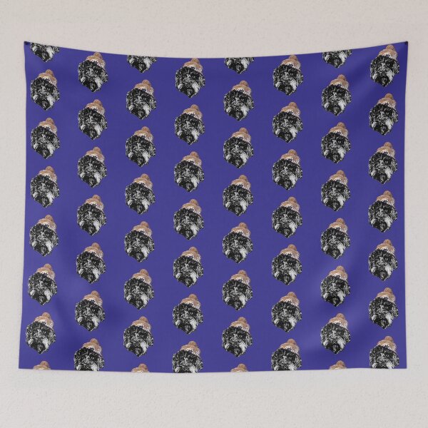 Item preview, Cockapoo in a Winter Hat (Blue) designed and sold by LearsInteriors.