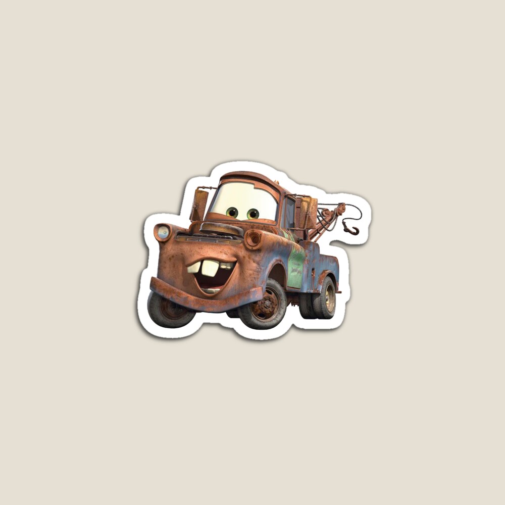 Mater from Cars the movie Magnet for Sale by Steffen Vedvik