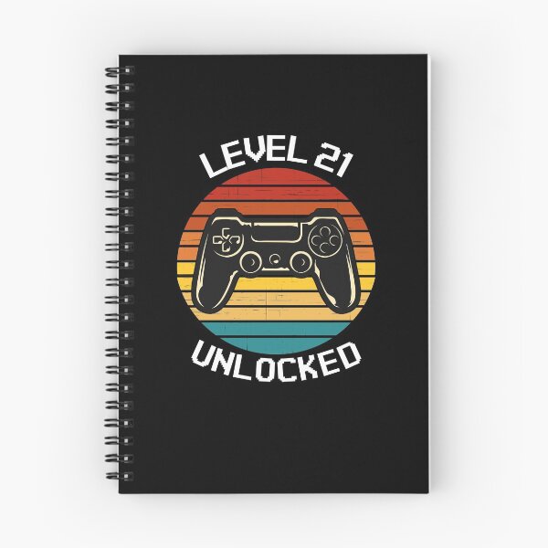 Item preview, Level 21 Unlocked Vintage Birthday Video Game designed and sold by TheStudioBee.