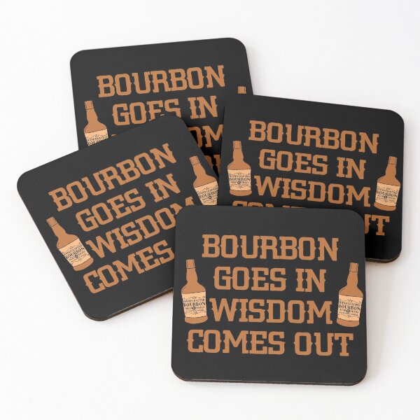 Item preview, Bourbon goes in, wisdom comes out gift for whiskey lovers designed and sold by JokeGysen.