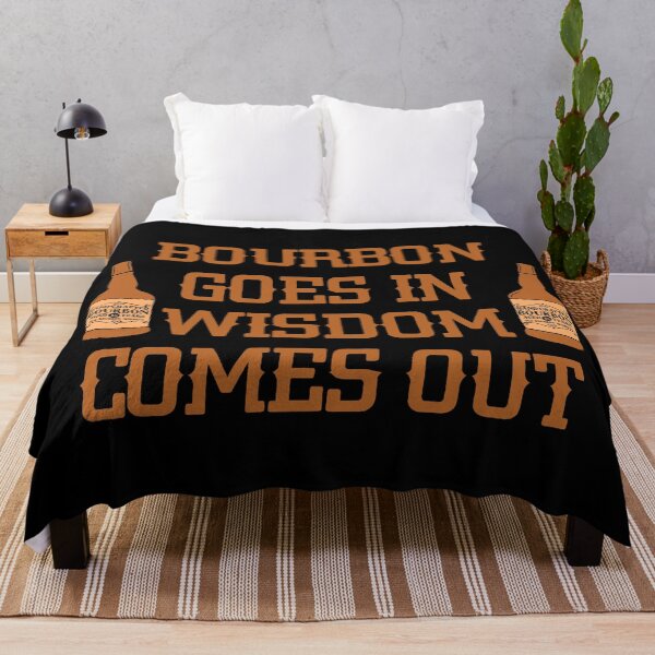 Item preview, Bourbon goes in, wisdom comes out gift for whiskey lovers designed and sold by JokeGysen.