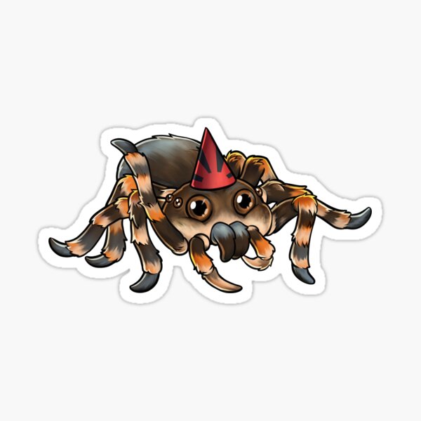 Tanzende Spinne Sticker