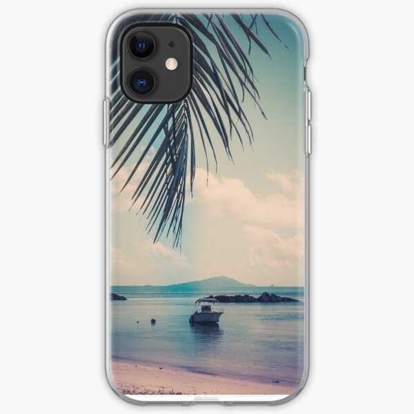 Tropical beach iPhone Soft Case