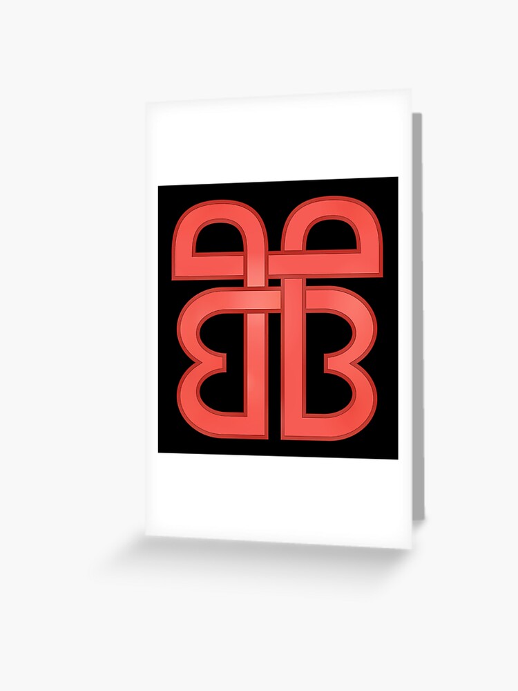 Bam Bam Bigelow Red Logo Greeting Card for Sale by Linubidix