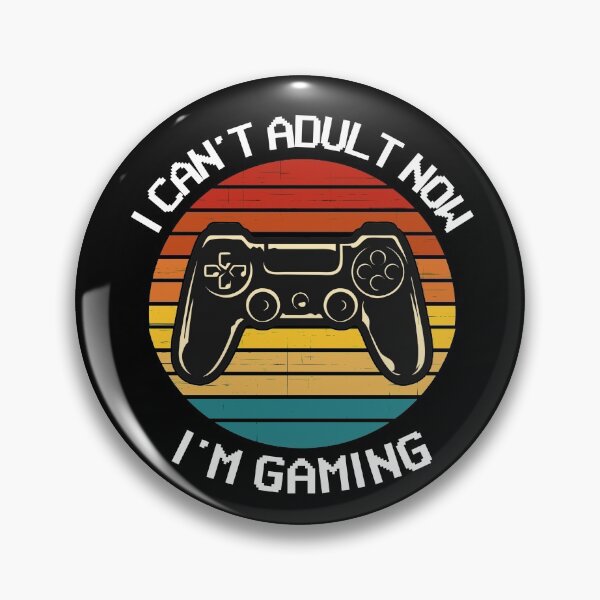Item preview, I Can't Adult Now I'm Gaming Funny Vintage Video Game designed and sold by TheStudioBee.