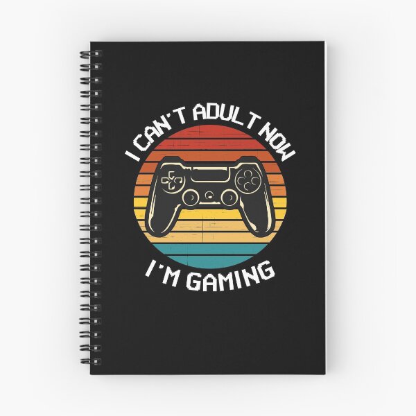 Item preview, I Can't Adult Now I'm Gaming Funny Vintage Video Game designed and sold by TheStudioBee.