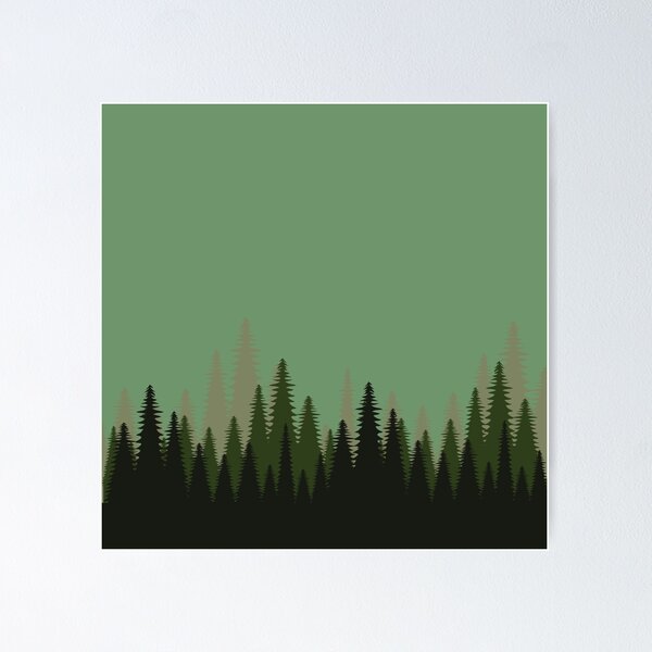 Item preview, Evergreen Trees Forest designed and sold by MonsaviFashion.