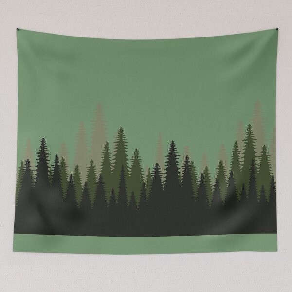 Item preview, Evergreen Trees Forest designed and sold by MonsaviFashion.