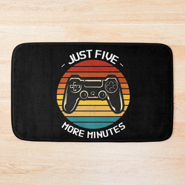 Item preview, Just 5 More Minutes Funny Vintage Video Game designed and sold by TheStudioBee.