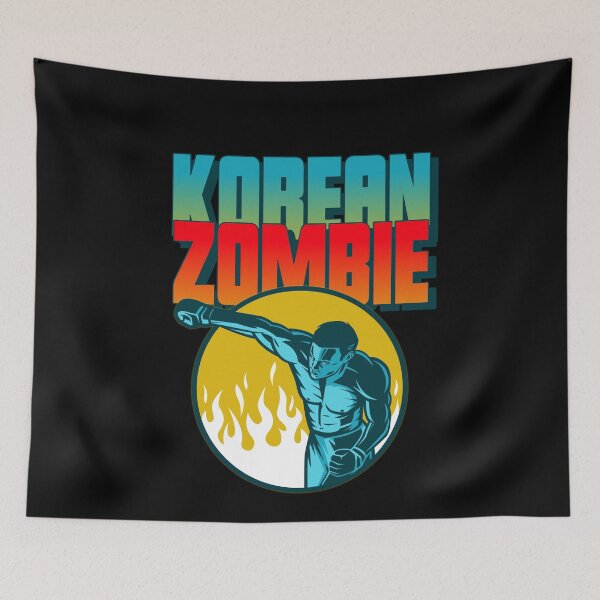 Item preview, Korean Zombie Fighter Punching MMA designed and sold by jacks-tees.