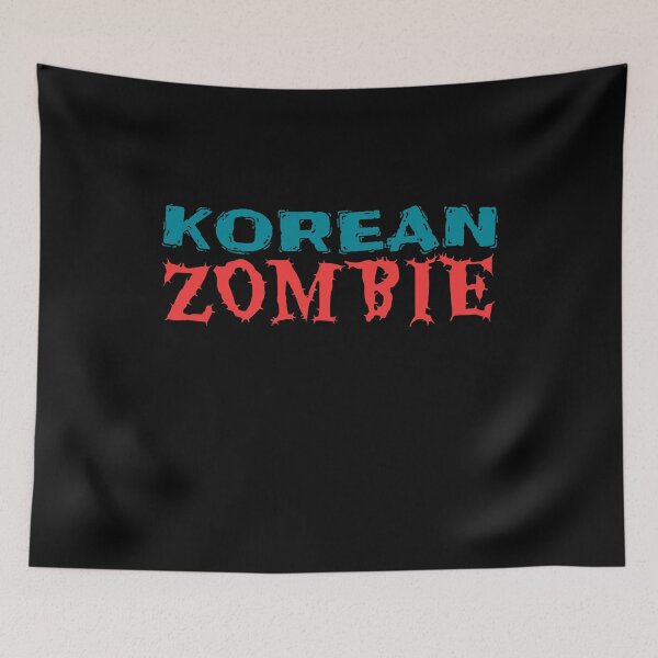 Item preview, Korean Zombie Dead Text designed and sold by jacks-tees.