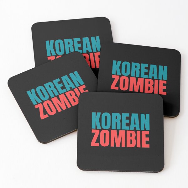 Item preview, Korean Zombie Text Bold designed and sold by jacks-tees.