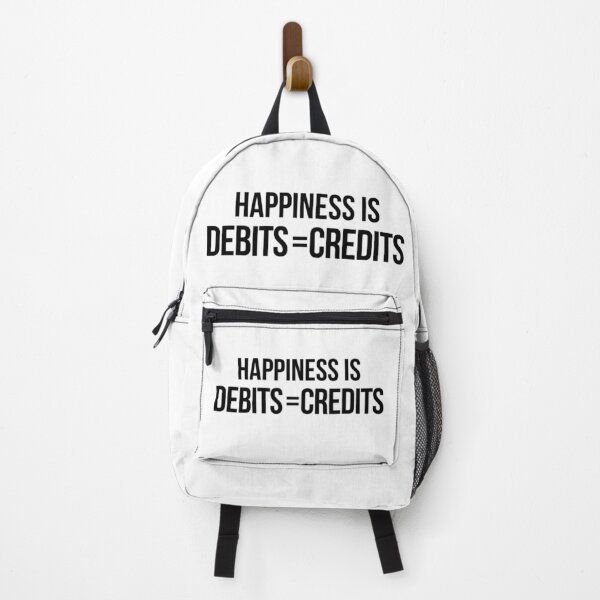 Item preview, Happiness Is Debits = Credits Funny Accounting Pun designed and sold by johnmgr21.