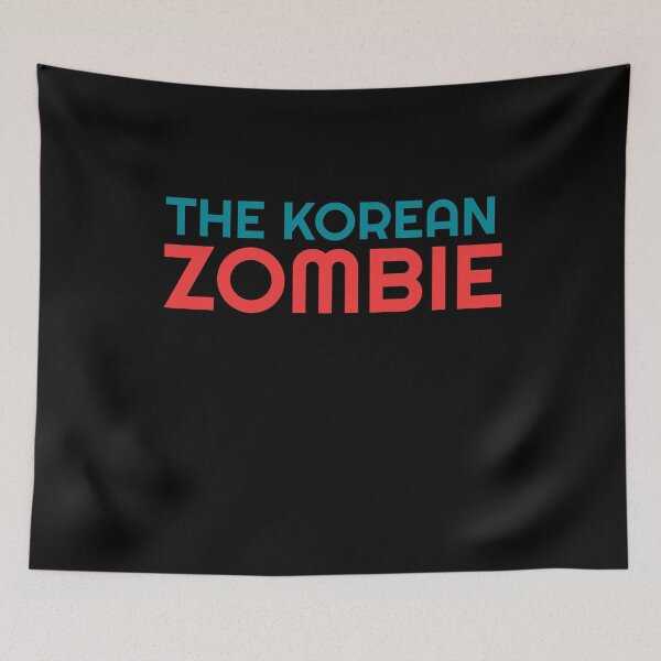 Item preview, The Korean Zombie Text Simple designed and sold by jacks-tees.