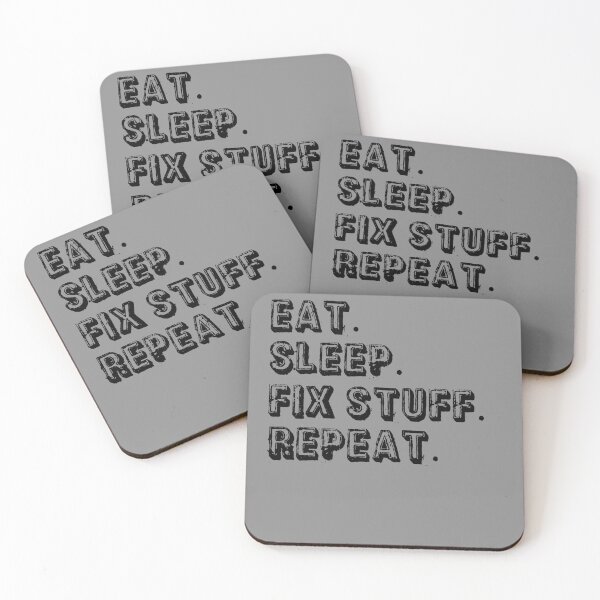 Item preview, Eat Sleep Fix Stuff Repeat Funny Repairman Gift designed and sold by ByTekk.