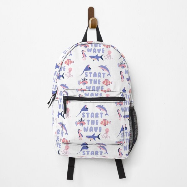 Item preview, Cute START THE WAVE We Are The Change Pink Blue designed and sold by a-little-ink.